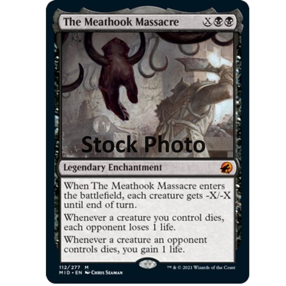 MTG Magic the Gathering The Meathook Massacre Mythic Rare Card